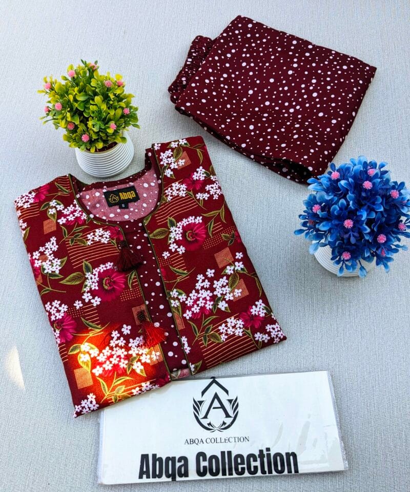 Abqa's Polo Cotton (2pc) Stitched Jacket Style